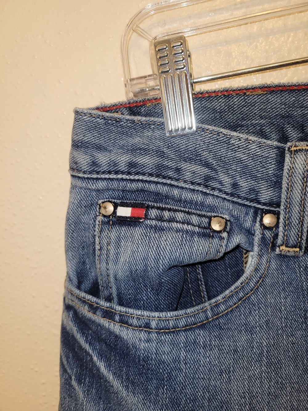 Tommy Hilfiger Womans Boyfriend Denim Jean Vintage Y2K - Picture 4 of 8